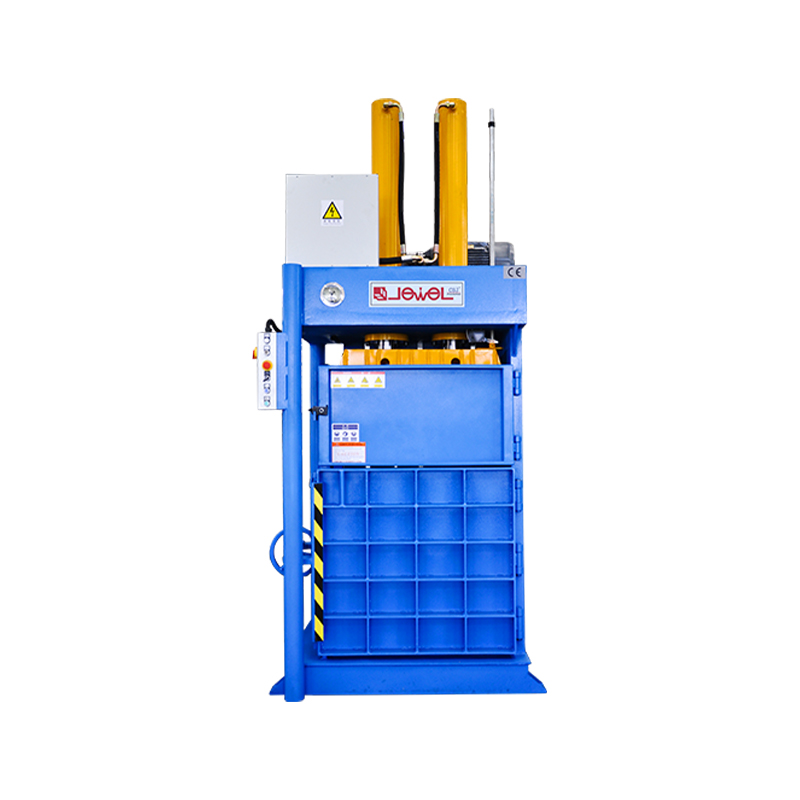 Enfardadeira hidráulica de cilindro duplo vertical médio (abertura da porta em ângulo reto)