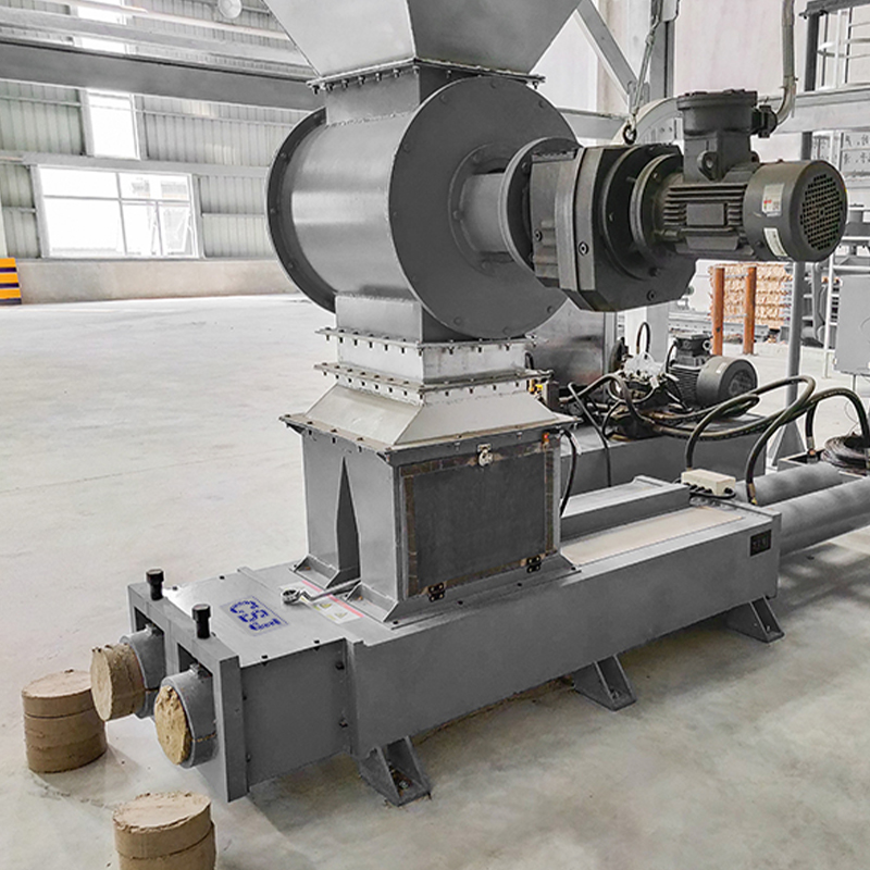 Máquina de briquetagem de pó de papel