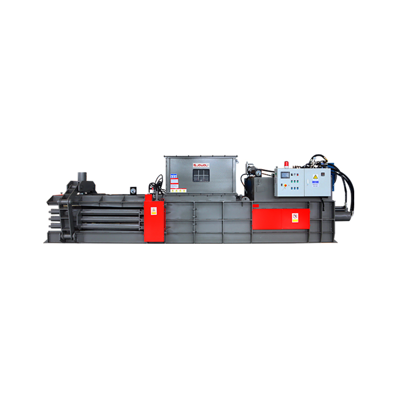 Enfardadeira de compressão horizontal média totalmente automática